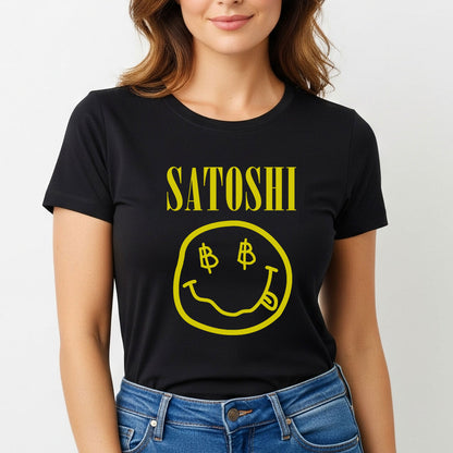 Satoshi Smiley Lightning Store Women’s Organic T-Shirt
