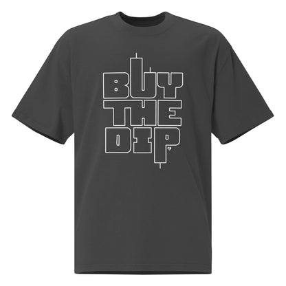 Black t-shirt with 'BUY THE DEP' text on a white background