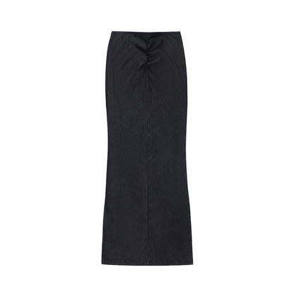 Sovereign Dyed Washed Drawstring Maxi Skirt