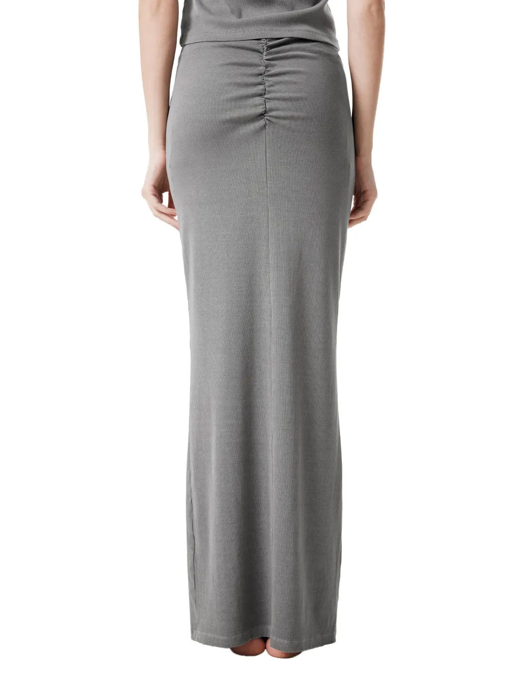 Sovereign Dyed Washed Drawstring Maxi Skirt