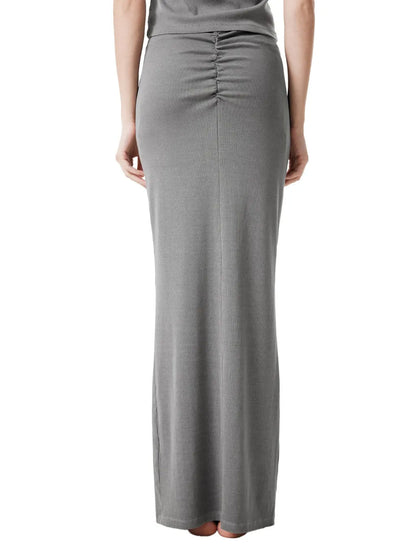 Sovereign Dyed Washed Drawstring Maxi Skirt