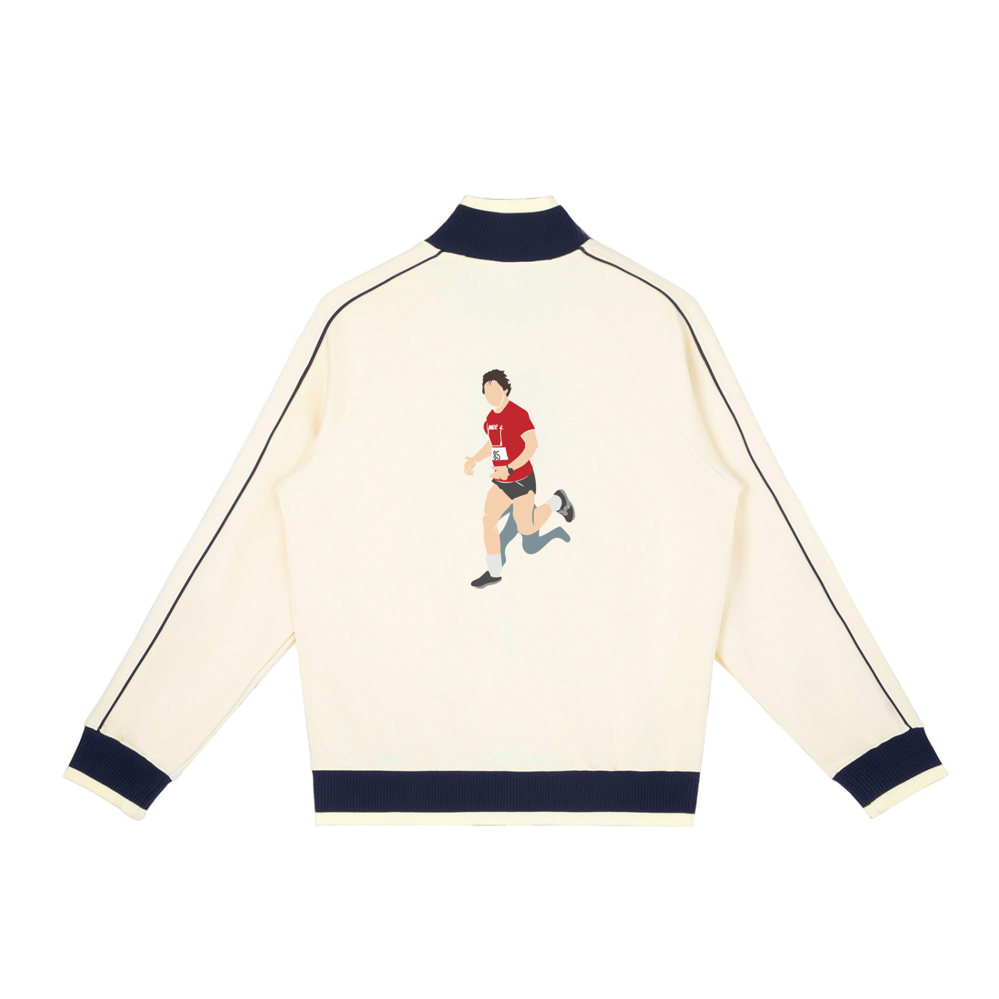 Hal Finney Running Bitcoin Zip Track Jacket