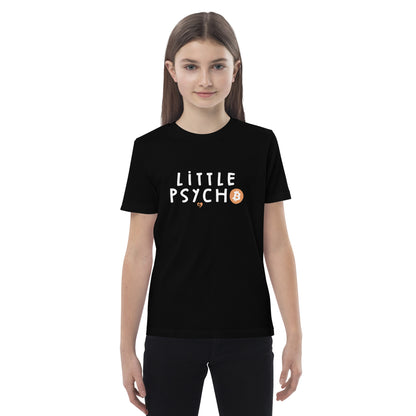 Little Psycho Bitcoin Organic Cotton Kids T-Shirt