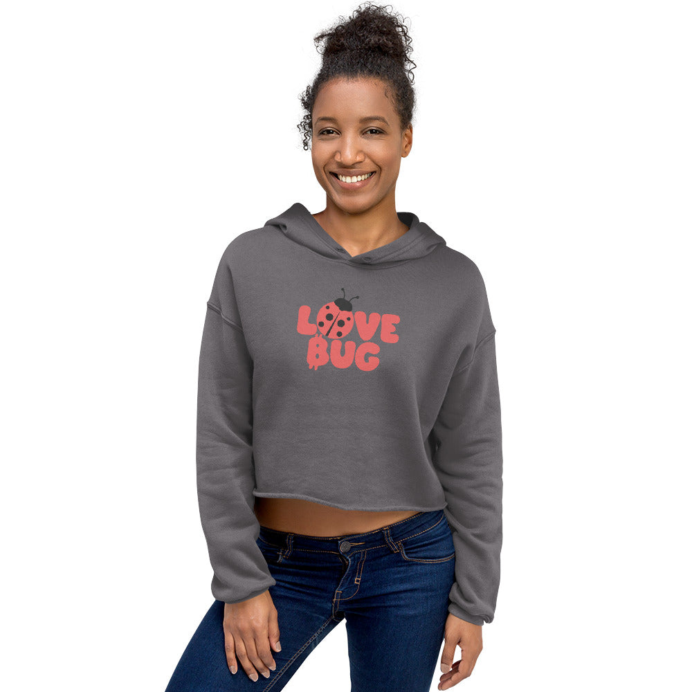 Bitcoin Love Bug Cropped Hoodie – The Bitcoin Diaries
