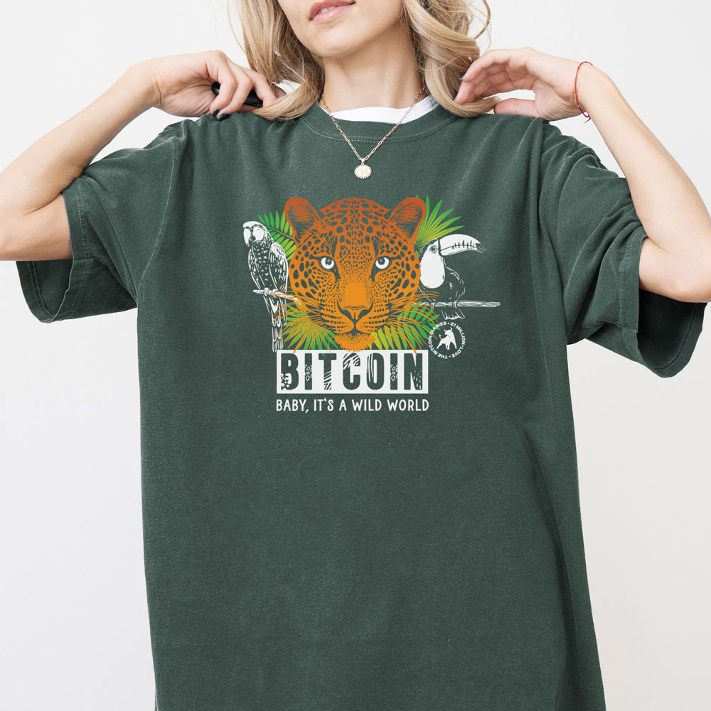 bitcoin jungle green bitcoin amazon t-shirt tee
